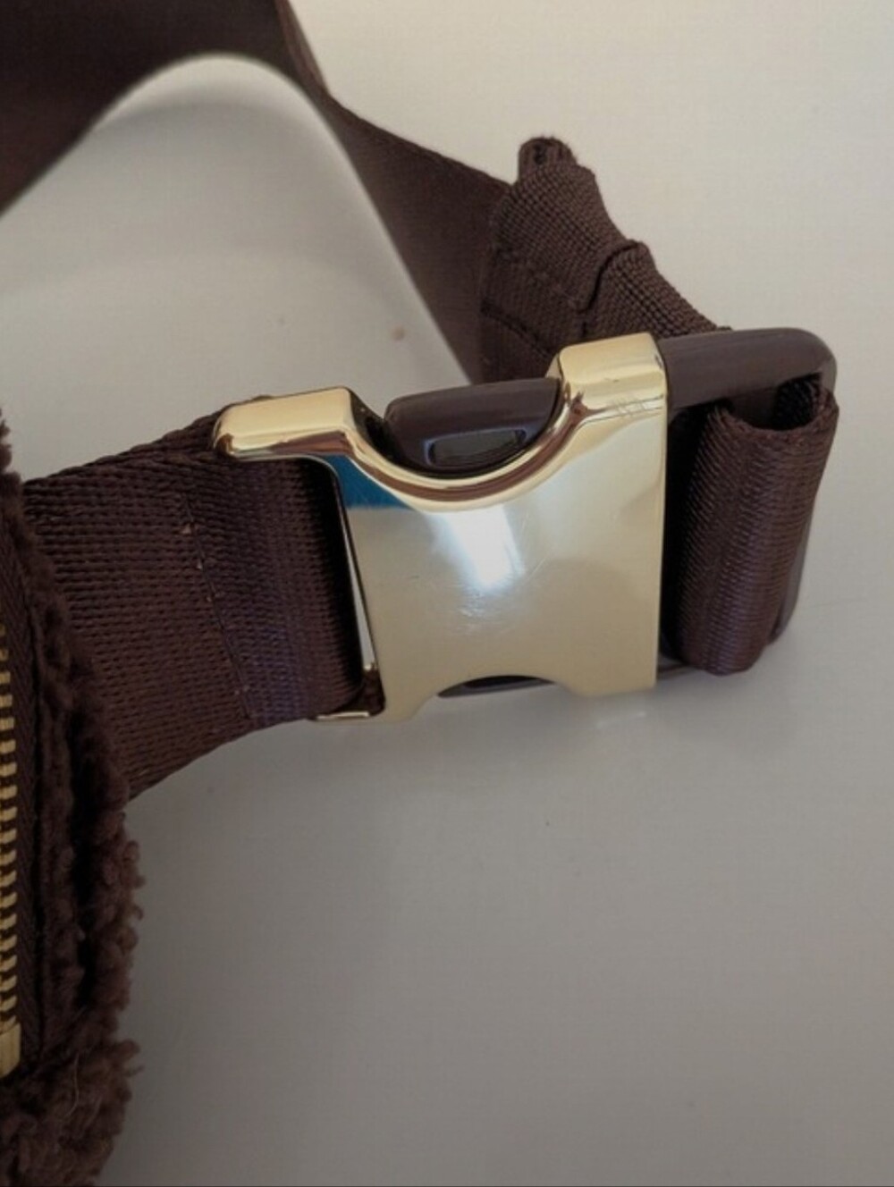 lululemon athletica Brown Sherpa Belt Bag/EUC - Picture 2 of 4